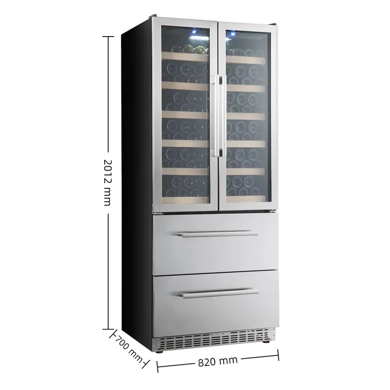 NE-362 Adega Climatizada Comer - Wine Beer Dual Zone avaliação e preço